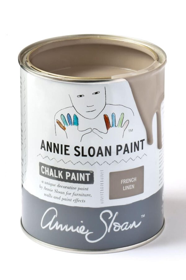 annie sloan chalk paint french linen 1l
